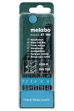 Metabo sada vrtáků do kovu HSS-R, 6 ks 627160
