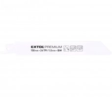 EXTOL PREMIUM plátky do pily ocasky 3ks, 150x19x0,9mm, Bi-metal