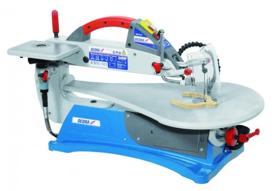 Dedra DED7762 lupínková pila 127mm LED světlo 240W + brusný stolek