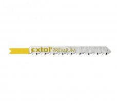 EXTOL PREMIUM plátky do přímočaré pily 5ks, 75x4,0mm, HCS