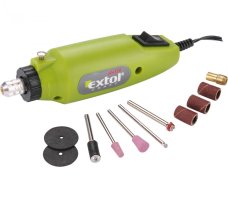 EXTOL CRAFT mini vrtačka/bruska s transformátorem