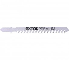 EXTOL PREMIUM plátky do přímočaré pily s SK zuby 3ks, 100x1,5mm