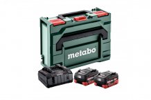 Metabo Basic-Set LiHD 2x10Ah, ASC 145, MetaBox
