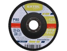 EXTOL CRAFT kotouč lamelový šikmý korundový, P80, O 125mm