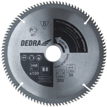 DEDRA pilový kotouč 210mm*30mm 42WZ HM H21042