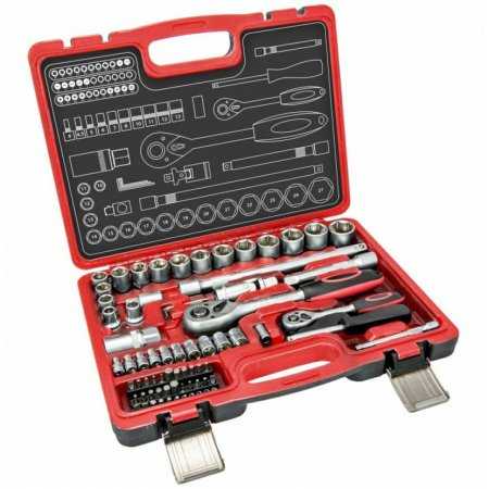 Dedra 17K072 gola sada nářadí 1/4"+1/2" se 72ks