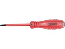 EXTOL PREMIUM zkoušečka napětí 110-250V, plochá (-), 160mm