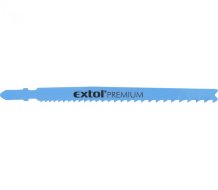 EXTOL PREMIUM plátky do přímočaré pily 5ks, 132x1mm, Bi-metal