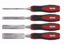 KREATOR KRT461109 - Dláta na dřevo TPR 4ks sada