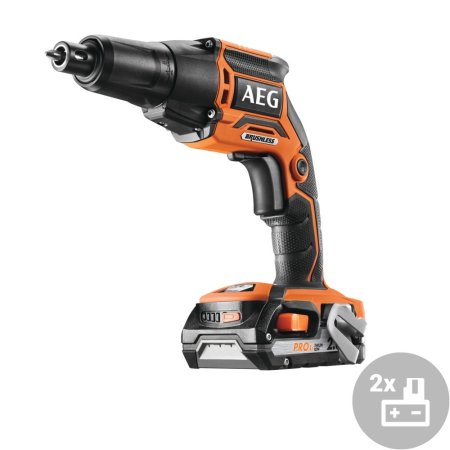 Aku sádrokartonářský šroubovák AEG BTS18BL LI-202B, 18V, bezuhlíkový