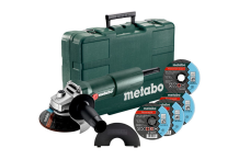 Metabo W 750-125 úhlová bruska + kotouče