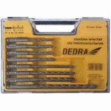 Dedra 0704 SDS-plus vrtáky 5-10mm 8ks