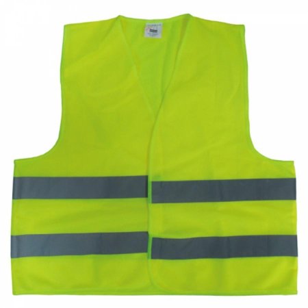 Dedra reflexní vesta zelená vel. XL, dva pruhy