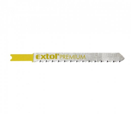 EXTOL PREMIUM plátky do přímočaré pily 5ks, 75x2,5mm, HCS
