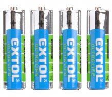 baterie zink-chloridové, 4ks, 1,5V AA (R6)