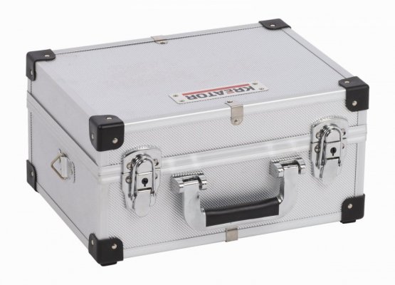 KREATOR KRT640106S - Hliníkový kufr 320x230x160mm stříbrný