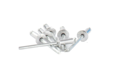 Nýty hliníkové 4,0x10mm, sada 50ks