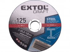 EXTOL CRAFT kotouče řezné na kov, 5ks, O 125x1,0x22,2mm