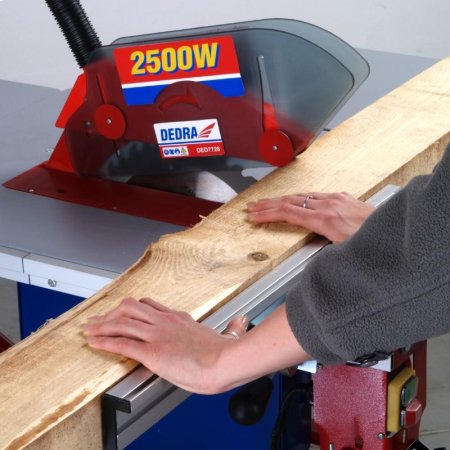 Dedra DED7726 stolová pila na dřevo 2200W odsávání