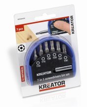 KREATOR KRT064250 - Sada bitů 7 ks TORX