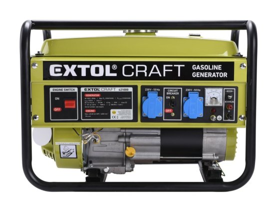 EXTOL CRAFT elektrocentrála benzínová, 6,5HP/2,8kW