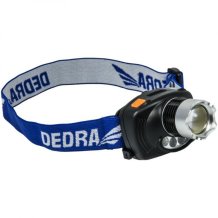 Dedra L1010 čelovka 3W CREE LED ZOOM, senzor pohyb