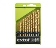 EXTOL CRAFT vrtáky do kovu, sada 13ks, O 2-8mm, po 0,5mm, HSS