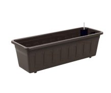 Plastkon truhlík Garden 60cm hnědý