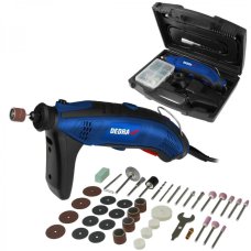 Dedra Mini přímá bruska 170W 230V multifunkční DED7946Z1 + kufr příslušenství 44 ks s nohou