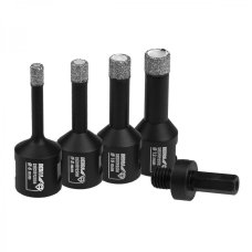 Dedra Diamantové korunky Vacuum 6, 8, 10, 12 mm M14