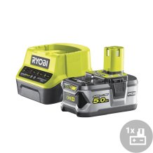 Set akumulátor + nabíječka RC18120-150 Ryobi, 18V, 1x 5,0Ah