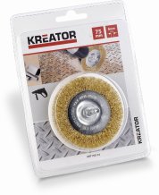 KREATOR KRT150110 - Brusný měděný kartáč 75mm