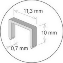 Spony BECCO ES 10mm/11,3-1000ks
