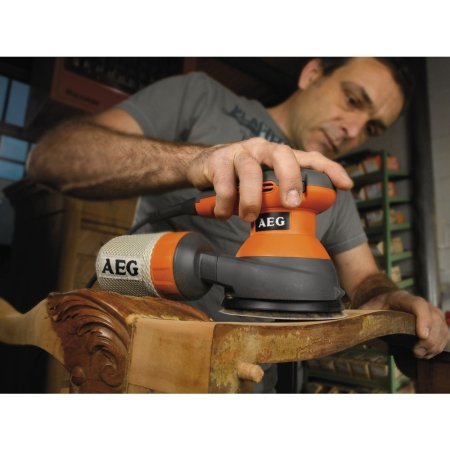 AEG EX 125 ES  elektrická excentrická bruska 300W, 125mm