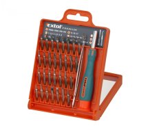 EXTOL PREMIUM šroubovák hodinářský s mini-hroty, sada 32ks