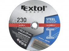 EXTOL CRAFT kotouče řezné na kov, 5ks, O 230x1,9x22,2mm