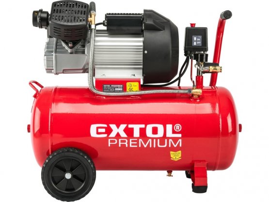 EXTOL PREMIUM kompresor olejový, 2200W, 50l