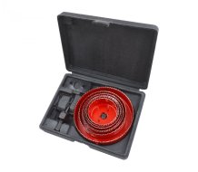 EXTOL PREMIUM vrtáky vykružovací korunkové, 7průměrů O 64-127mm