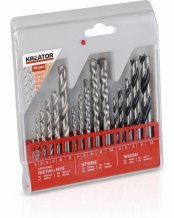 KREATOR KRT012502 - 16 ks Vrtáků SET - kov, kámen, dřevo