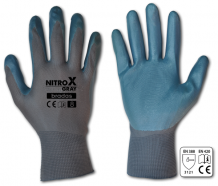 NITROX GRAY ochranné rukavice, nitrilové, 8"