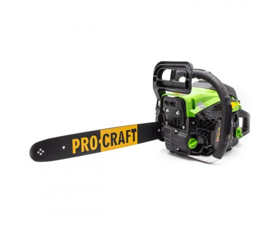 PROCRAFT GS-52P benzínová řetězová pila dvě lišty 14" a 16"