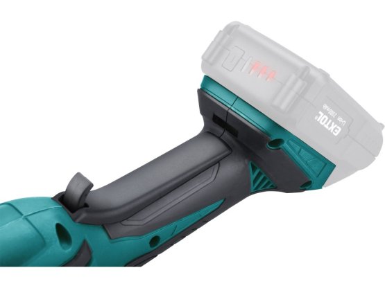 EXTOL INDUSTRIAL bruska úhlová aku SHARE20V, 125mm, BRUSHLESS, bez baterie a nabíječky