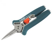 EXTOL PREMIUM nůžky zahradnické přímé, mini, 153mm, NEREZ