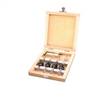 EXTOL CRAFT vrtáky do dřeva s dorazem, sada 4ks, O 3-4-5-6mm, délka 76-94mm