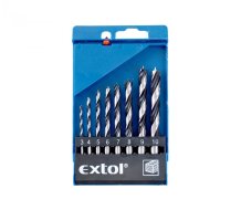 EXTOL CRAFT vrtáky do dřeva, sada 8ks, O 3-10mm, leštěné