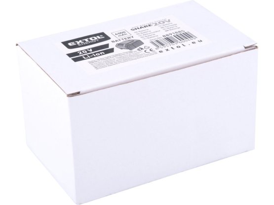 EXTOL ENERGY baterie akumulátorová SHARE20V, 6000mAh