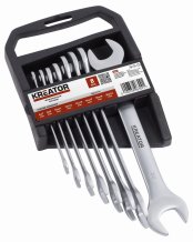 KREATOR KRT500001 - Sada oboustranných otevřených klíčů 6-22mm - 8ks