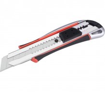 EXTOL PREMIUM nůž ulamovací kovový s výstuhou, 25mm Auto-lock