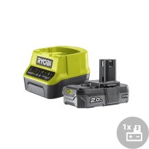 Set akumulátor + nabíječka RC18120-120 Ryobi, 18V, 1x 2Ah