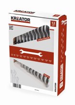 KREATOR KRT500003 - Sada oboustranných otevřených klíčů 6-32mm - 12ks